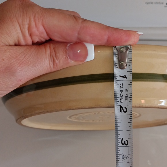 Traver Miller & Dye Baking Dish Even Bake Ware  Vintage Cherry Pattern - Picture 9 of 9